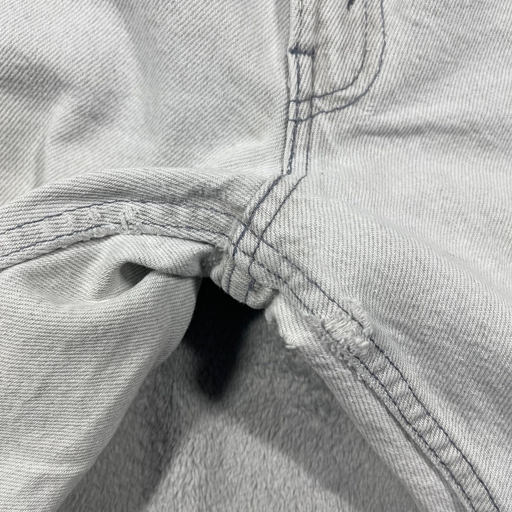 Levis 506 Jeans Mens 32(30)x32(30) White Distressed USA Vintage Straight Leg - Picture 6 of 16